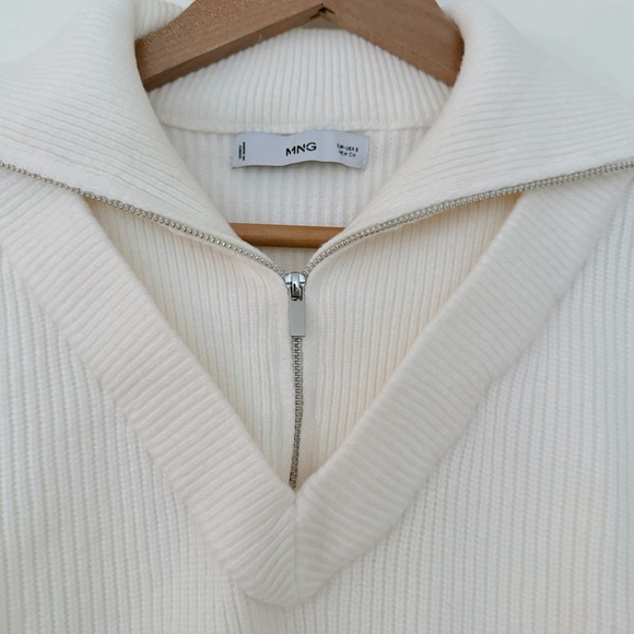 Mango Rib Half Zip Sweater - Picture 5 of 5